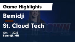 Bemidji  vs St. Cloud Tech Game Highlights - Oct. 1, 2022