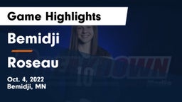 Bemidji  vs Roseau  Game Highlights - Oct. 4, 2022