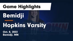Bemidji  vs Hopkins Varsity Game Highlights - Oct. 8, 2022
