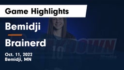 Bemidji  vs Brainerd  Game Highlights - Oct. 11, 2022