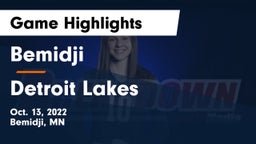 Bemidji  vs Detroit Lakes  Game Highlights - Oct. 13, 2022