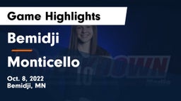 Bemidji  vs Monticello  Game Highlights - Oct. 8, 2022