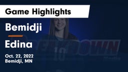 Bemidji  vs Edina Game Highlights - Oct. 22, 2022