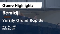 Bemidji  vs Varsity Grand Rapids  Game Highlights - Aug. 26, 2023