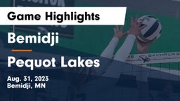 Bemidji  vs Pequot Lakes  Game Highlights - Aug. 31, 2023