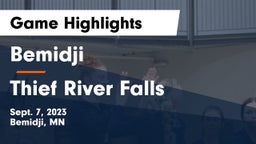 Bemidji  vs Thief River Falls  Game Highlights - Sept. 7, 2023