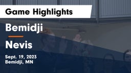 Bemidji  vs Nevis  Game Highlights - Sept. 19, 2023