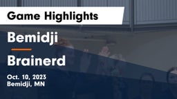 Bemidji  vs Brainerd  Game Highlights - Oct. 10, 2023