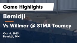 Bemidji  vs Vs Willmar @ STMA Tourney Game Highlights - Oct. 6, 2023