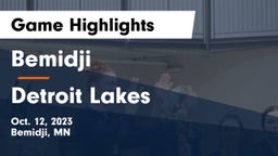 Bemidji  vs Detroit Lakes  Game Highlights - Oct. 12, 2023