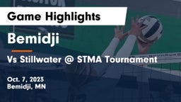 Bemidji  vs Vs Stillwater @ STMA Tournament  Game Highlights - Oct. 7, 2023