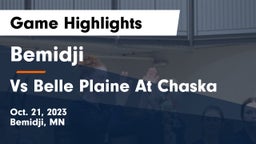 Bemidji  vs Vs Belle Plaine At Chaska Game Highlights - Oct. 21, 2023
