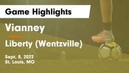 Vianney  vs Liberty (Wentzville)  Game Highlights - Sept. 8, 2022