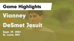 Vianney  vs DeSmet Jesuit  Game Highlights - Sept. 29, 2022
