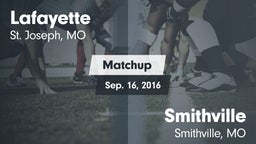 Matchup: Lafayette High vs. Smithville  2016