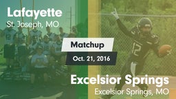 Matchup: Lafayette High vs. Excelsior Springs  2016