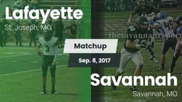 Matchup: Lafayette High vs. Savannah  2017