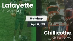 Matchup: Lafayette High vs. Chillicothe  2017