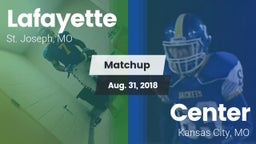 Matchup: Lafayette High vs. Center  2018