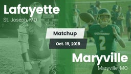 Matchup: Lafayette High vs. Maryville  2018