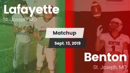 Matchup: Lafayette High vs. Benton  2019