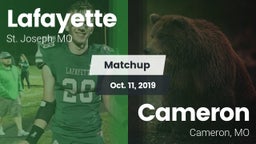 Matchup: Lafayette High vs. Cameron  2019