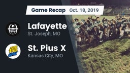 Recap: Lafayette  vs. St. Pius X  2019