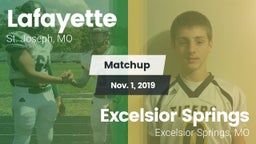 Matchup: Lafayette High vs. Excelsior Springs  2019