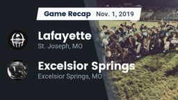 Recap: Lafayette  vs. Excelsior Springs  2019