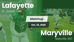 Matchup: Lafayette High vs. Maryville  2020
