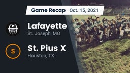 Recap: Lafayette  vs. St. Pius X  2021