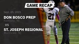 Recap: Don Bosco Prep  vs. St. Joseph Regional  2015