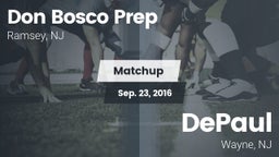 Matchup: Don Bosco Prep High vs. DePaul  2016