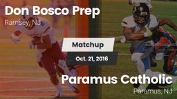 Matchup: Don Bosco Prep High vs. Paramus Catholic  2016
