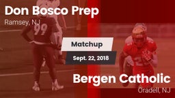 Matchup: Don Bosco Prep High vs. Bergen Catholic  2018