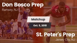 Matchup: Don Bosco Prep High vs. St. Peter's Prep  2018