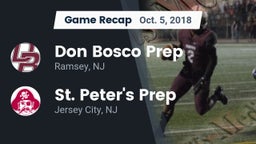Recap: Don Bosco Prep  vs. St. Peter's Prep  2018