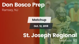 Matchup: Don Bosco Prep High vs. St. Joseph Regional  2018