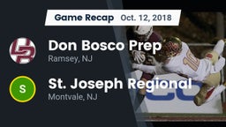 Recap: Don Bosco Prep  vs. St. Joseph Regional  2018