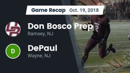 Recap: Don Bosco Prep  vs. DePaul  2018