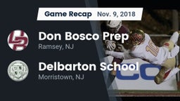 Recap: Don Bosco Prep  vs. Delbarton School 2018