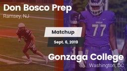 Matchup: Don Bosco Prep High vs. Gonzaga College  2019