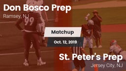 Matchup: Don Bosco Prep High vs. St. Peter's Prep  2019