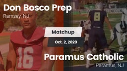 Matchup: Don Bosco Prep High vs. Paramus Catholic  2020