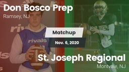 Matchup: Don Bosco Prep High vs. St. Joseph Regional  2020