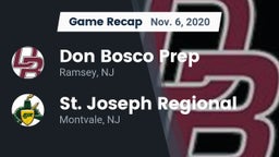 Recap: Don Bosco Prep  vs. St. Joseph Regional  2020