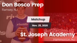 Matchup: Don Bosco Prep High vs.  St. Joseph Academy 2020