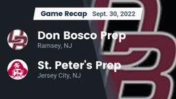 Recap: Don Bosco Prep  vs. St. Peter's Prep  2022
