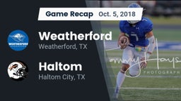 Recap: Weatherford  vs. Haltom  2018