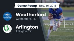 Recap: Weatherford  vs. Arlington  2018